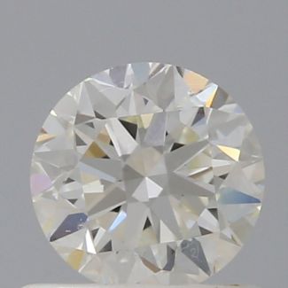 0.60 Carat Round I VVS2 VG GIA Natural Diamond