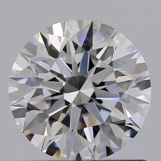 0.80 Carat Round F VVS2 EX GIA Natural Diamond