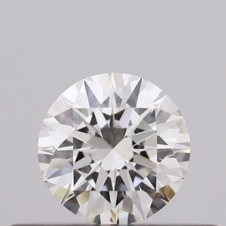 0.24 Carat Round H VVS2 EX GIA Natural Diamond