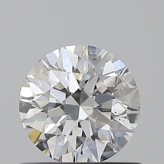 0.7 Carat Round E SI2 EX GIA Natural Diamond