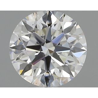 0.35 Carat Round D SI1 EX GIA Natural Diamond