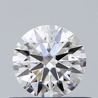 0.45 Carat Round H IF EX GIA Natural Diamond