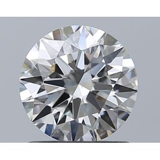 1.02 Carat Round H VS1 EX GD GIA Natural Diamond