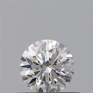 0.33 Carat Round F VVS2 EX IGI Natural Diamond