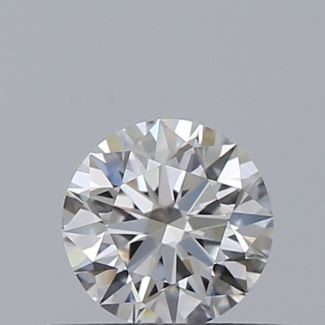 0.35 Carat Round F VVS2 EX GIA Natural Diamond