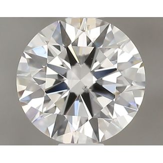 0.51 Carat Round G VS2 EX GIA Natural Diamond