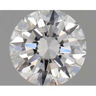 0.61 Carat Round E VVS1 EX GIA Natural Diamond