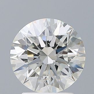 2.02 Carat Round E SI1 EX GIA Natural Diamond