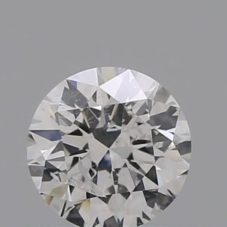 0.30 Carat Round E I1 EX GIA Natural Diamond