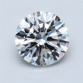 3.02 Carat Round G SI1 GD EX VG GIA Natural Diamond