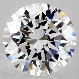 0.6 Carat Round E SI1 EX GIA Natural Diamond