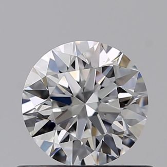 0.50 Carat Round D VS1 EX GIA Natural Diamond