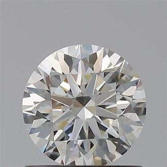 0.73 Carat Round H VVS2 EX IGI Natural Diamond