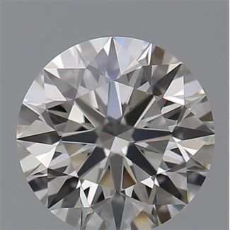 0.54 Carat Round H VVS2 EX GIA Natural Diamond