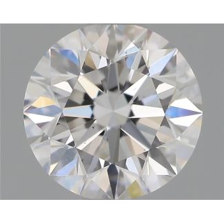 0.80 Carat Round E VS2 EX GIA Natural Diamond