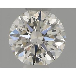 0.31 Carat Round H SI1 EX VG IGI Natural Diamond