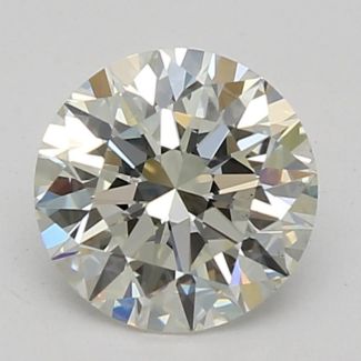 0.60 Carat Round I VS1 EX GIA Natural Diamond