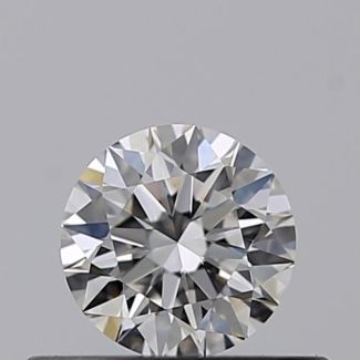 0.30 Carat Round F VVS2 EX GIA Natural Diamond