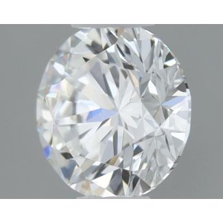 0.34 Carat Round F VVS2 EX GIA Natural Diamond