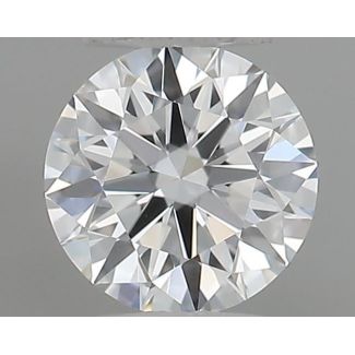 0.22 Carat Round F IF EX GIA Natural Diamond