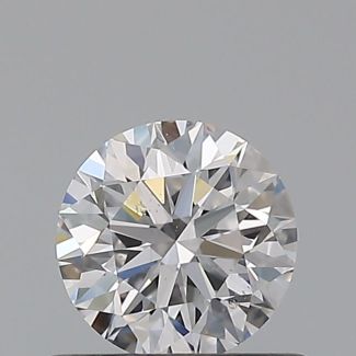 0.5 Carat Round D SI1 EX GIA Natural Diamond