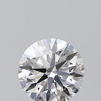 0.41 Carat Round F IF EX GIA Natural Diamond