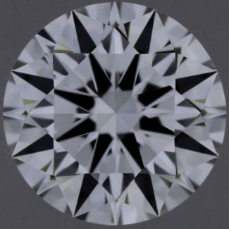 0.56 Carat Round F VVS2 EX GIA Natural Diamond