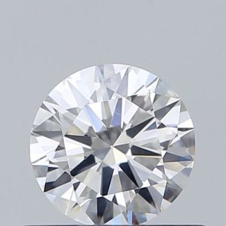 0.5 Carat Round F VS1 EX VG GIA Natural Diamond