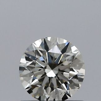 0.61 Carat Round K VS2 EX GIA Natural Diamond