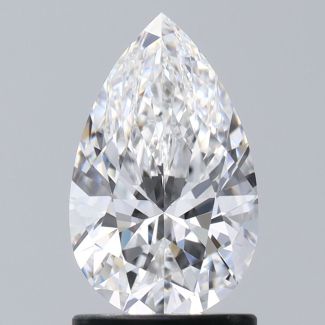 1.36 Carat Pear D VVS1 - EX GIA Natural Diamond