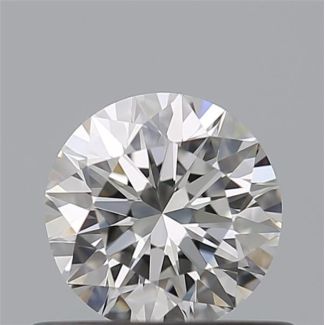 0.5 Carat Round G VVS2 EX VG GIA Natural Diamond