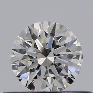 0.32 Carat Round F VS1 EX GIA Natural Diamond