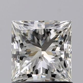 1.00 Carat Princess I SI1 - EX VG GIA Natural Diamond