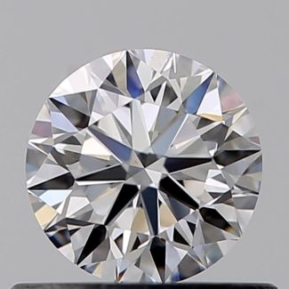 0.50 Carat Round E VVS2 VG EX GIA Natural Diamond