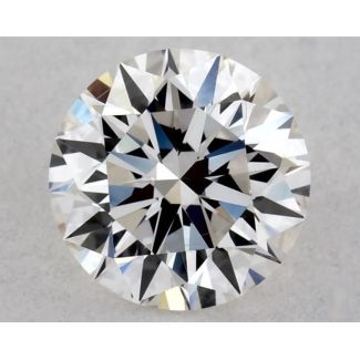 0.37 Carat Round G VVS1 EX VG GIA Natural Diamond