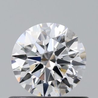 0.51 Carat Round E VS2 EX GIA Natural Diamond