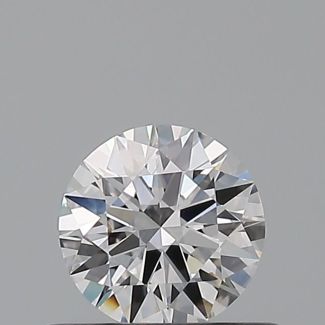 0.4 Carat Round D SI1 EX GIA Natural Diamond