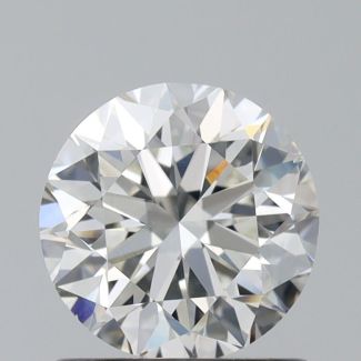 0.9 Carat Round H VS2 VG EX GIA Natural Diamond