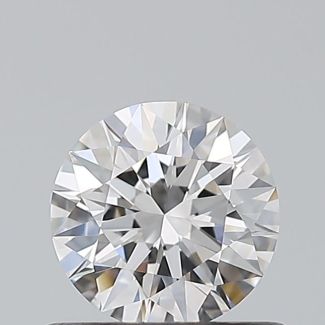 0.52 Carat Round D VVS1 EX IGI Natural Diamond