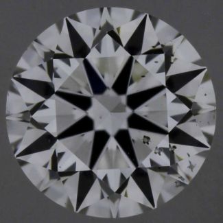 0.40 Carat Round F SI2 EX GIA Natural Diamond