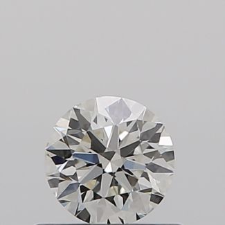 0.40 Carat Round I VS1 EX GIA Natural Diamond