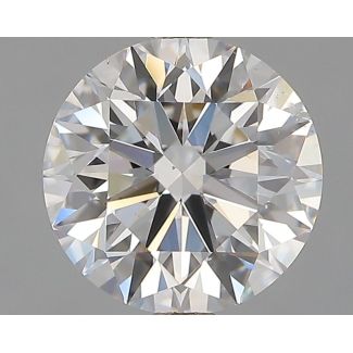 1.31 Carat Round D SI1 EX GIA Natural Diamond