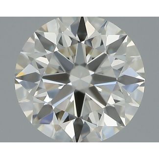 0.42 Carat Round H VVS2 EX IGI Natural Diamond