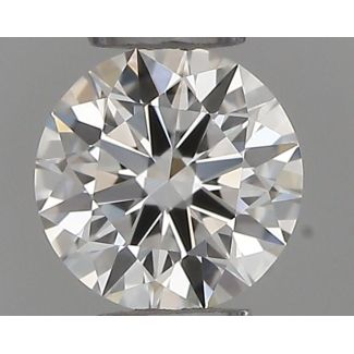 0.18 Carat Round H VVS2 EX GIA Natural Diamond