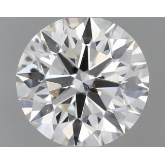 0.4 Carat Round I SI2 EX GIA Natural Diamond