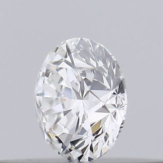 0.18 Carat Round E VVS2 EX GIA Natural Diamond