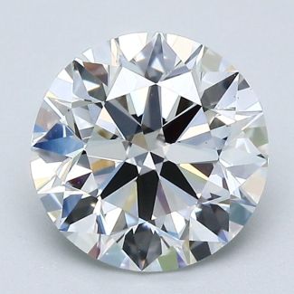 2.01 Carat Round I SI1 EX VG GIA Natural Diamond