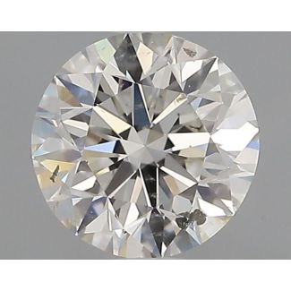 0.7 Carat Round G SI2 EX VG GIA Natural Diamond