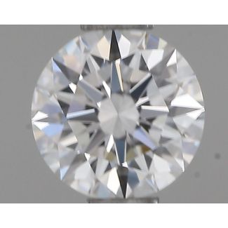 0.45 Carat Round E VVS1 EX GIA Natural Diamond