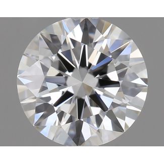 0.73 Carat Round F IF EX GIA Natural Diamond